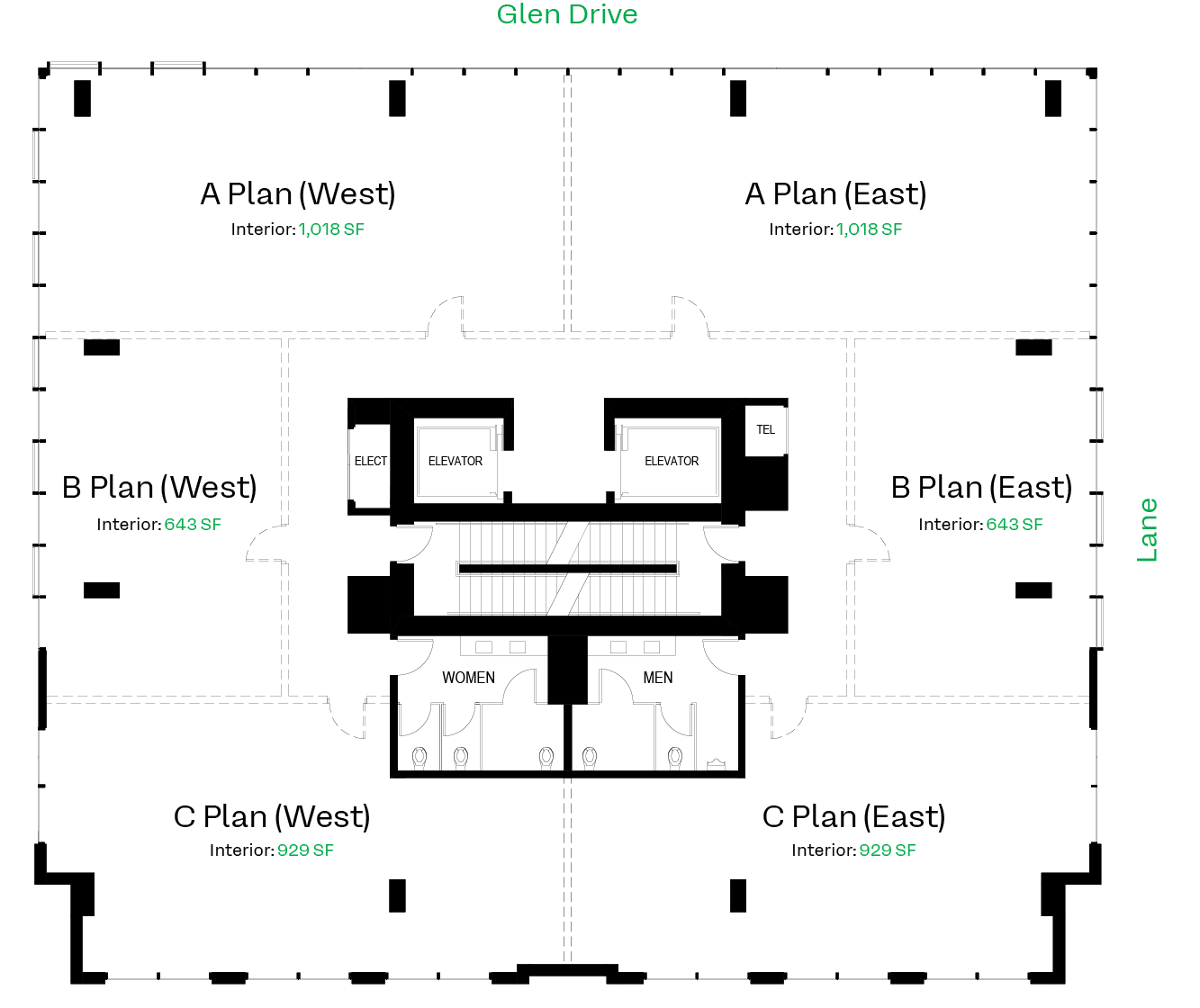 Level 6 – 8 Floorplate